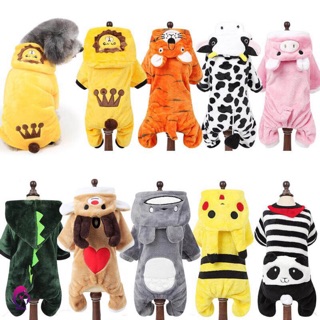 ( FREE SHIP 50K ) Áo chó mèo mẫu cosplay 4 chân hàng nhung đẹp loại 1