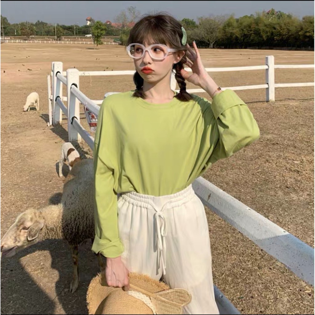 [Mã SKAMFSW175 giảm 10K đơn 50K] Áo Thun Tay Dài ( Có ảnh thật ) 🌸🌸-- [ Xưởng Sỉ SP-Fashion ] | BigBuy360 - bigbuy360.vn