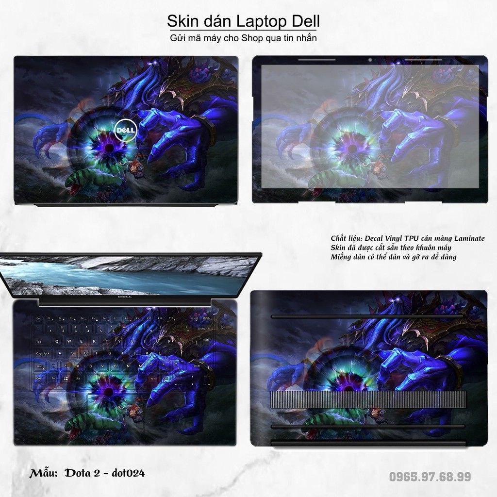 Skin dán Laptop Dell in hình Dota 2 nhiều mẫu 4 (inbox mã máy cho Shop)