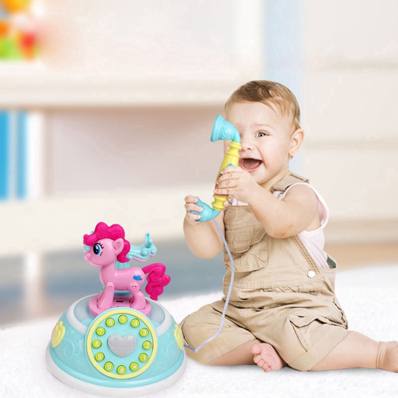 Điện thoại phát nhạc âm nhạc phong cách My Little Pony đồ chơi giáo dục phát triển cho trẻ em