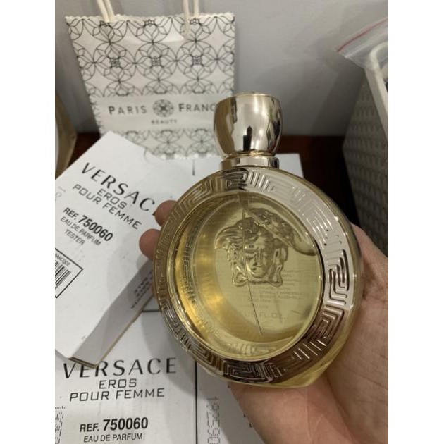 Chính hãng Mỹ- Nước hoa Versace Eros Pour Femme EDP 100ml. Tester 750060 (Hộp carton như hình)