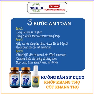 2 Khớp KHANG THỌ Chính Hãng và 1 Cốt - Giải Pháp Giúp Người Bệnh Xương Khớp