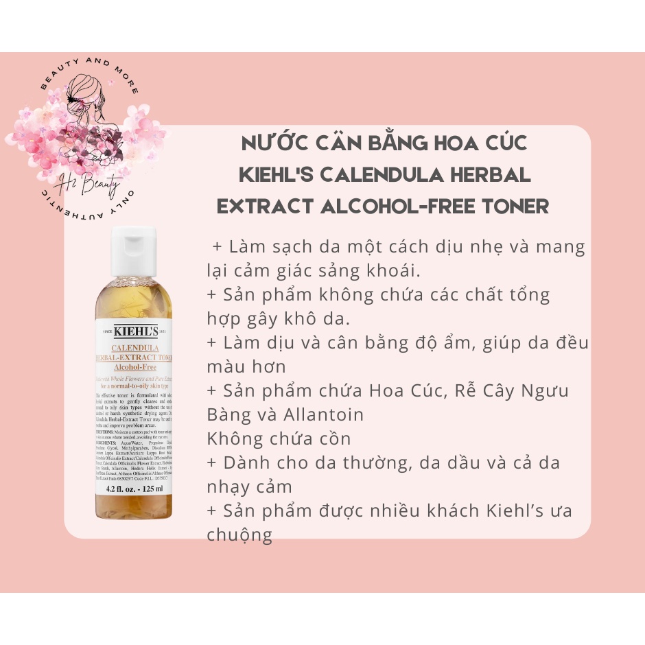 TONER HOA CÚC kiehls 𝗖𝗮𝗹𝗲𝗻𝗱𝘂𝗹𝗮 𝗛𝗲𝗿𝗯𝗮𝗹 𝗘𝘅𝘁𝗿𝗮𝗰𝘁 𝗔𝗹𝗰𝗼𝗵𝗼𝗹-𝗙𝗿𝗲𝗲 𝗧𝗼𝗻𝗲𝗿