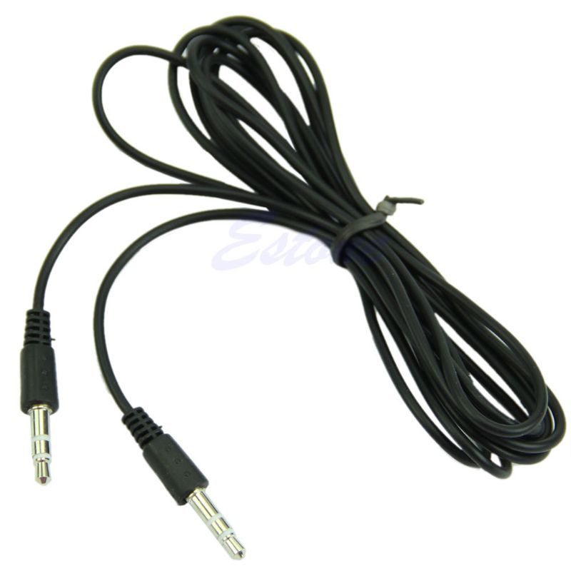 Cáp chuyển đổi âm thanh Aux 3.5mm cho PC iPod MP3 Car 2M