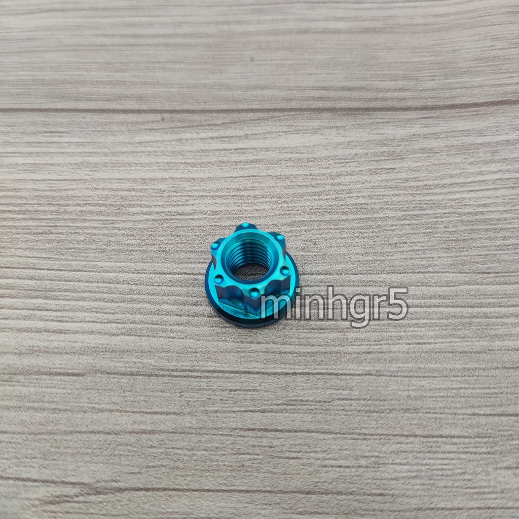Tán tròn Titan Gr5 6li 8ly 10 li 12 ly 14li lắp phuộc, đĩa tải xích, tăng sên