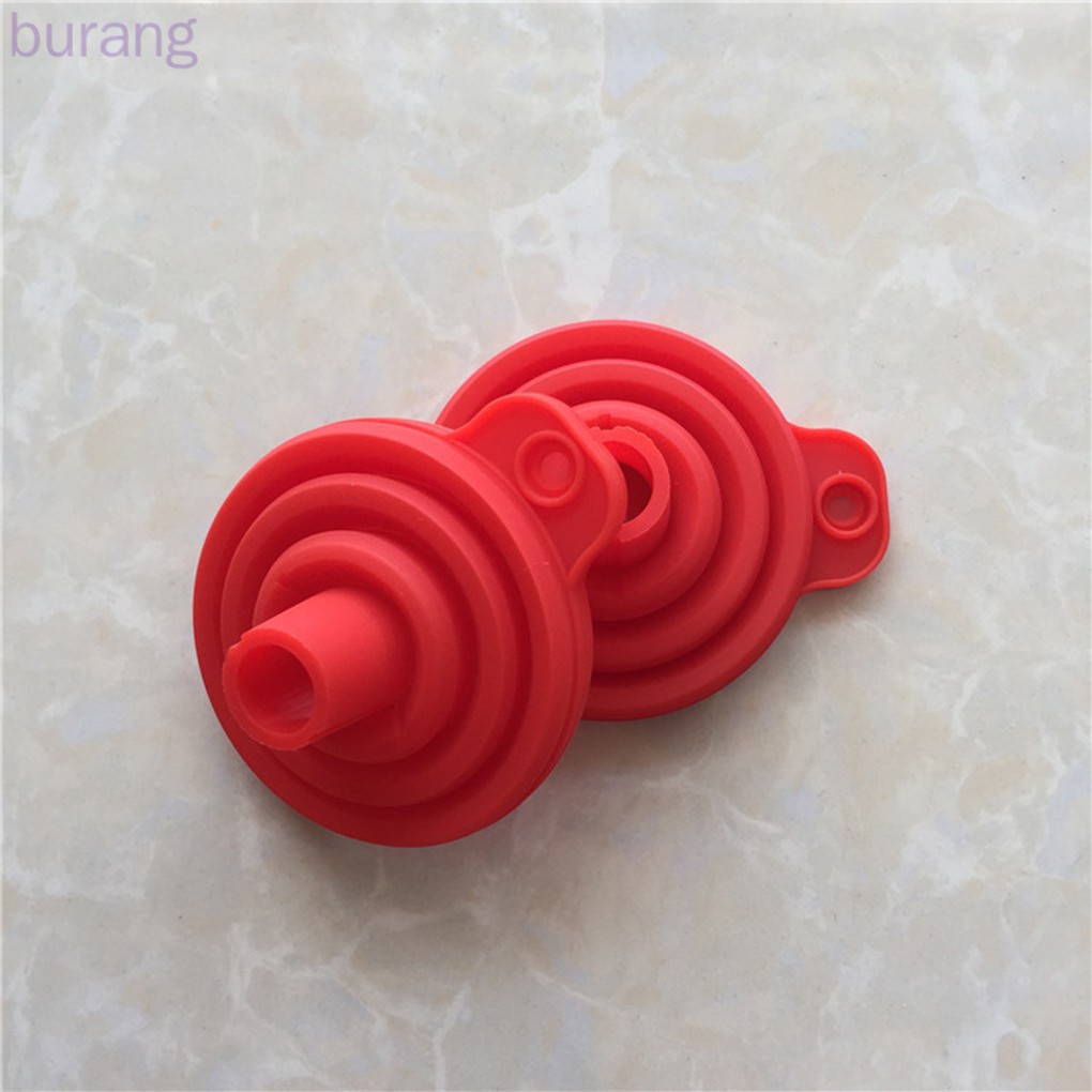 Phễu silicone cấp thực vật có thể gấp gọn an toàn tiện dụng cho nhà bếp