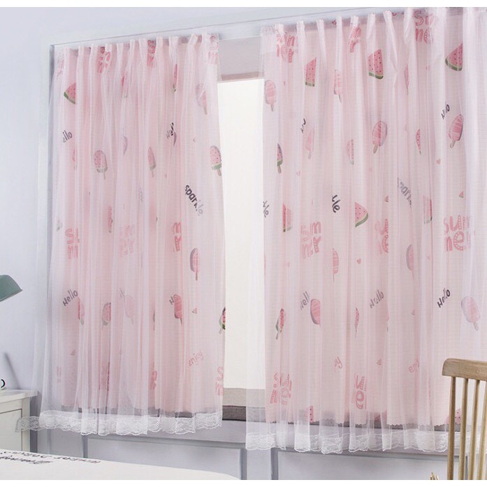 🌻Rèm cửa sổ dán tường với hoạ tiết đơn giản dành cho căn phòng nhỏ xinh,có chút nắng nhẹ nhàng nhưng ngại hỏng tường🍃