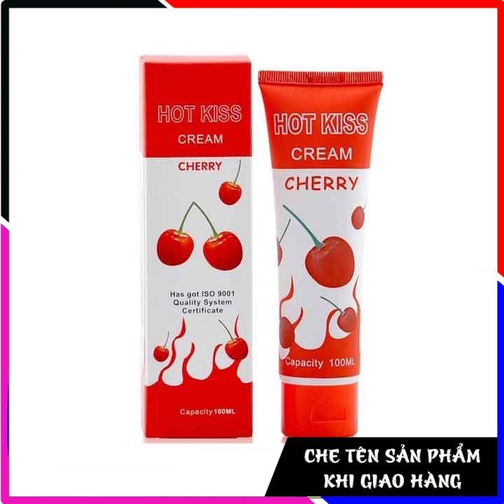 ( Che tên sản phẩm ) Gel Bôi Trơn massage body Love Kiss , Hot Kiss Hương Trái Cây 100ml