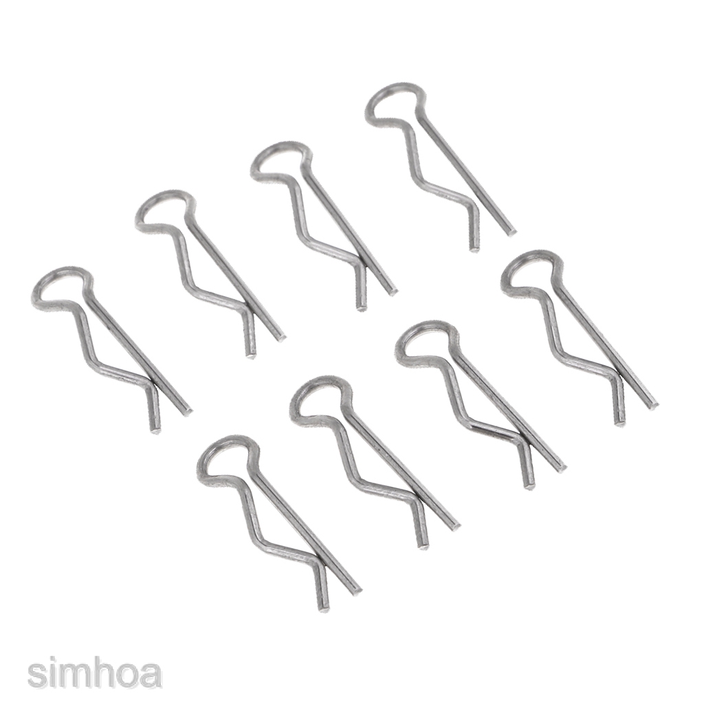 Bộ 8 Kẹp Kim Loại Hình Chữ R Cho Wltoys A949 A959 A969 A979