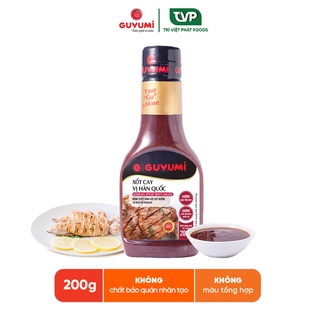 Xốt cay vị Hàn Quốc GUYUMI BBQ xốt chấm đồ nướng có thể dùng cho người ăn chay 200g
