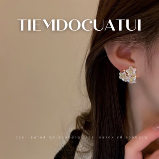 Bông tai s925 elodie hoa cỡ to bt168 tiemdocuatui