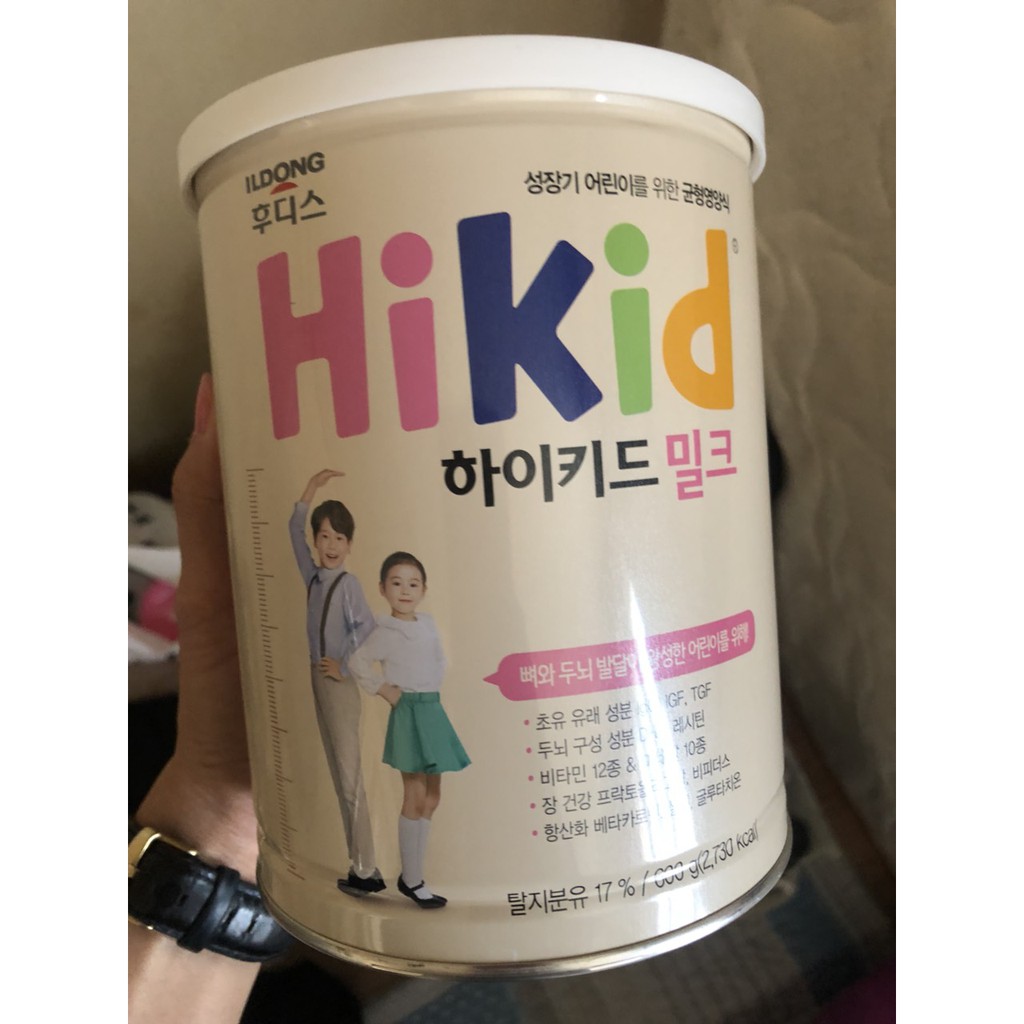 Sữa Hikid cừu vị vani 600g