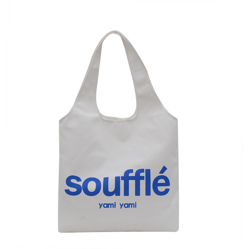 Ba Lô Dây Rút Cotton Canvas In Logo Mới Dành Cho Học Sinh