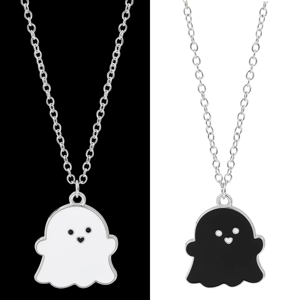 Vòng cổ hợp kim mặt hình ma nhỏ thời trang