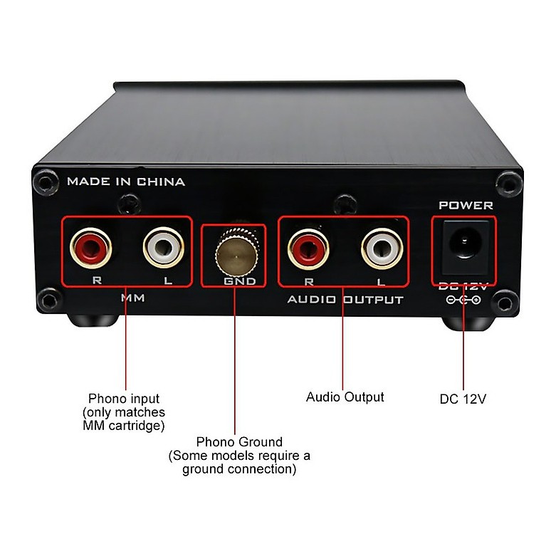 Bộ Khuếch Đại Âm Thanh HIFI AMP Phonographic Dùng Cho Đĩa Vinyl FX-Audio BOX01 - Hàng Chính Hãng