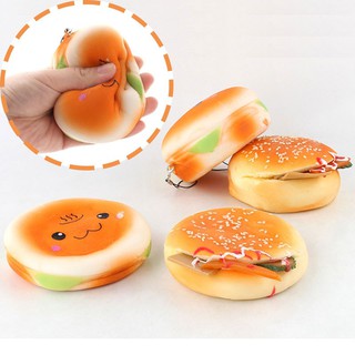Đồ Chơi Squishy Dẻo Hình Bánh Hamburger 10Cm