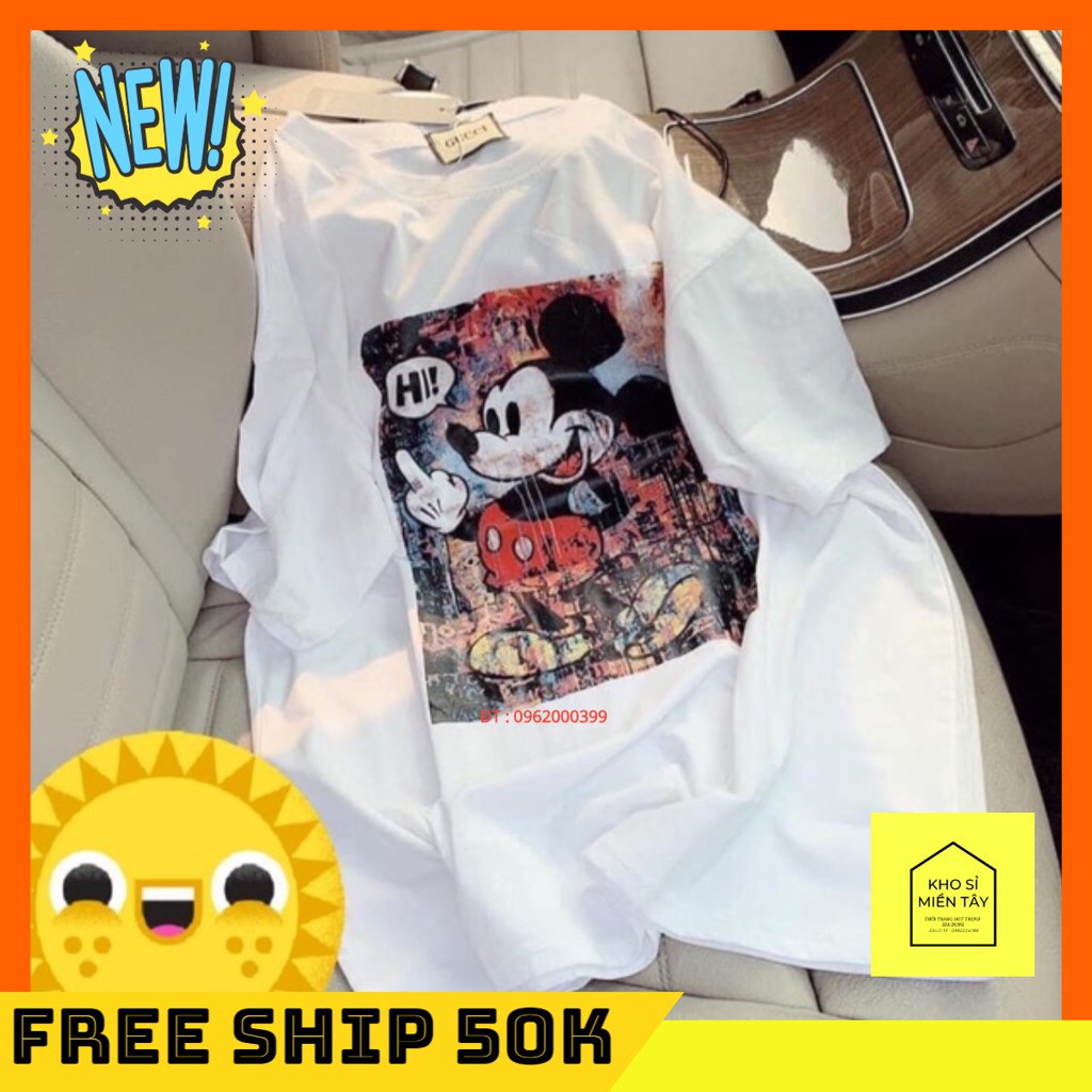 [Mã WARN10 giảm 10k đơn 99k] FREE SHIP 50K - Áo thun nữ Mickey hot trend năm 2020 thời trang nữ giá rẻ