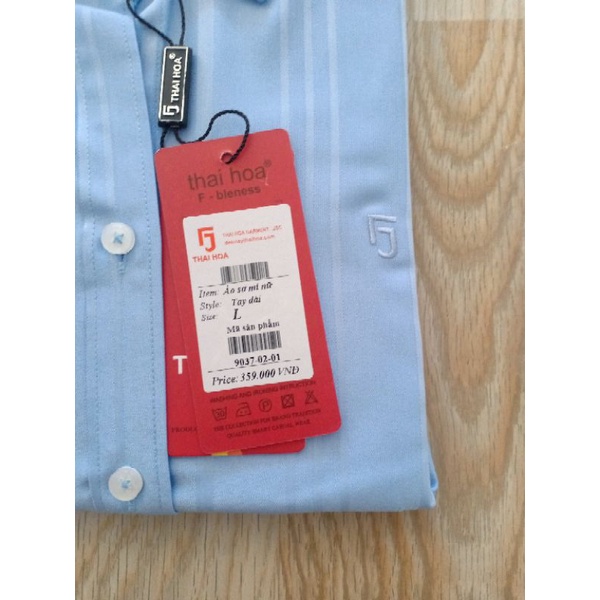 Áo sơ mi nữ Thái Hòa mã 9037 vải sợi tre co giãn