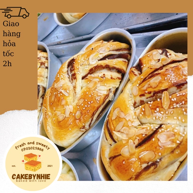 Bánh mì hoa cúc chuẩn Pháp, bánh mì nho dừa, hoa cúc gà cay thơm ngon mới mỗi ngày 2 size to nhỏ