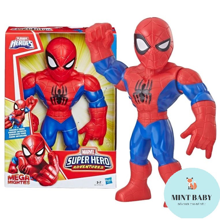 Đồ chơi Hasbro siêu anh hùng Spiderman Mega Mighties Playskool E4147