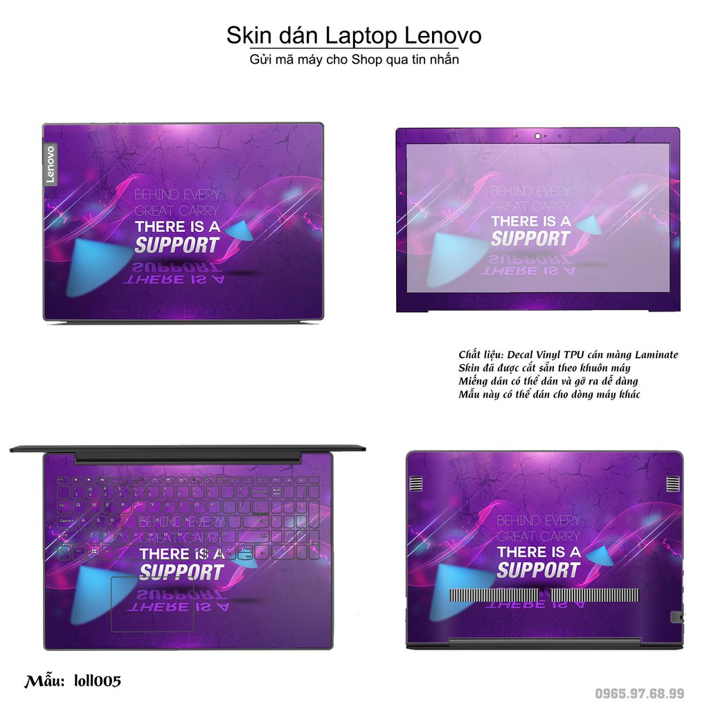 Skin dán Laptop Lenovo in hình Liên Minh Huyền Thoại (inbox mã máy cho Shop)
