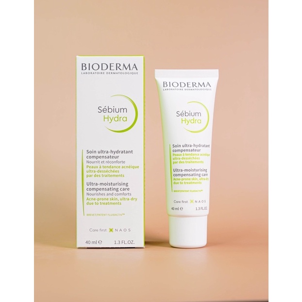 Kem dưỡng ẩm Bioderma Sebium Hydra dành cho da mụn nặng