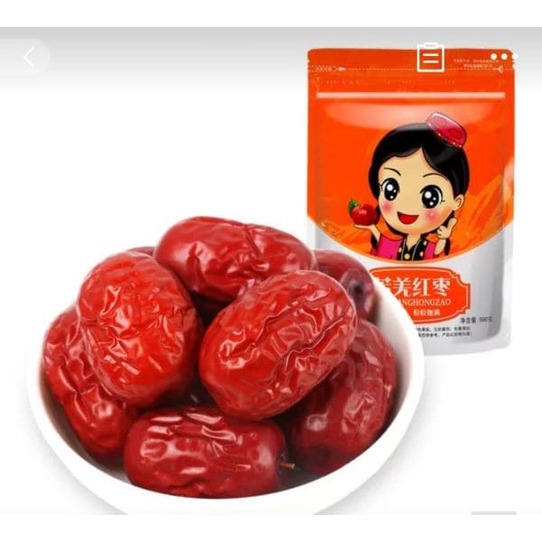 Táo đỏ Tân Cương loại 1 táo đỏ khô 500g