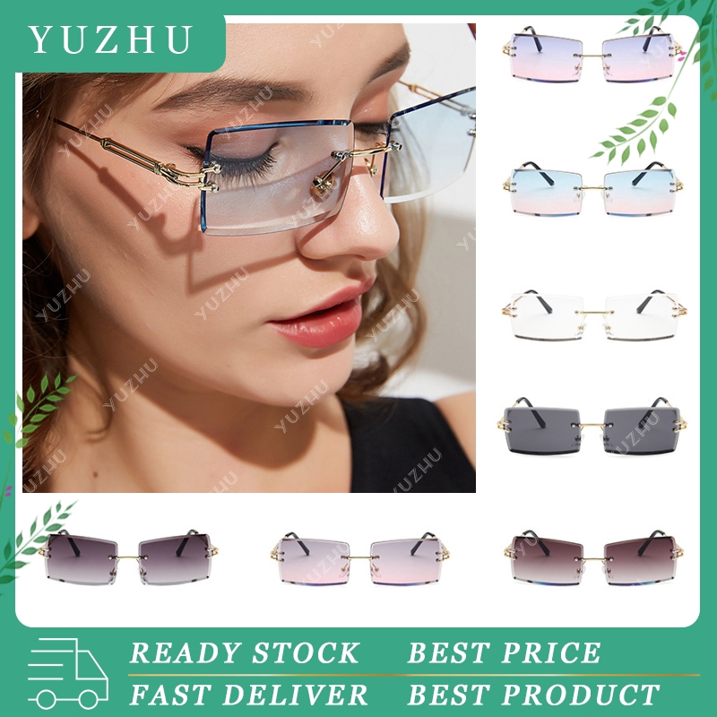 Kính Mát Gọng Vuông Chống Tia Uv Thời Trang Cho Nữ