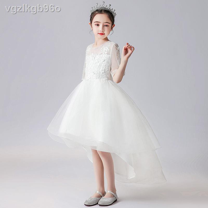 quần bò bé gái✒✶▩2021 New Princess Dress Girls Puffy Yarn Wedding Flower Girl Little Váy Dạ hội Vest mùa hè