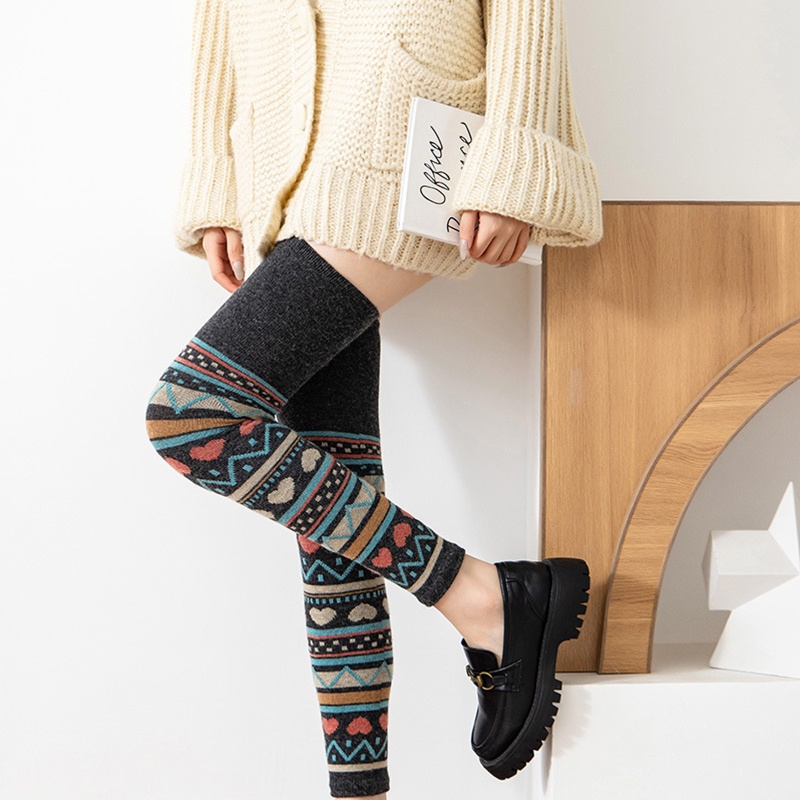 Youyo Vớ Ống Chân Giữ Ấm Mùa Đông Thời Trang Dành Cho Nữ
