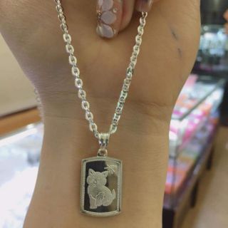 Dây chuyền bạc cho bé trai