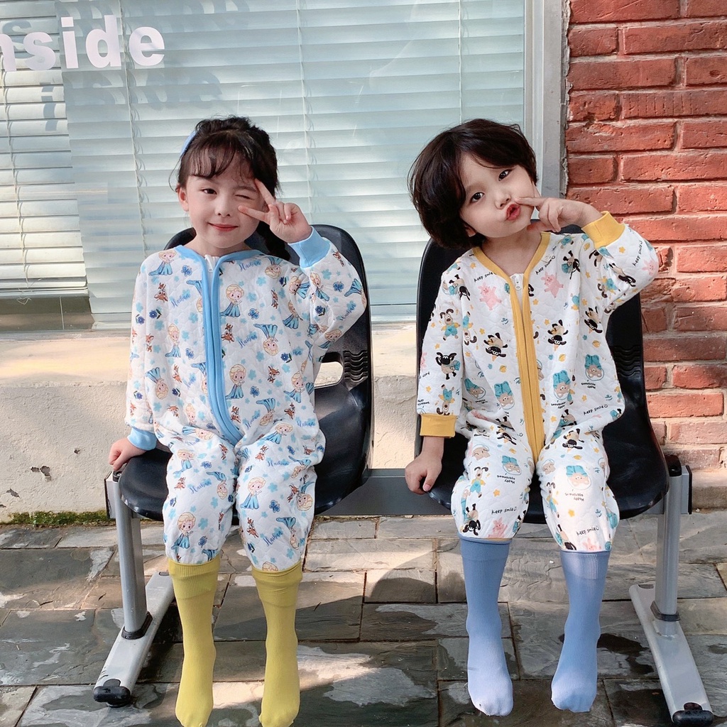 Set body ngủ trần bông cho bé  10-28kg