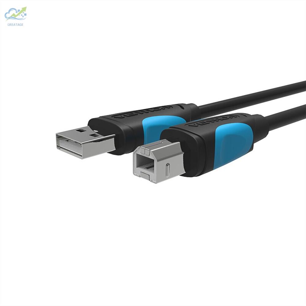 g☼VENTION USB2.0 Printer Cable Male to Male 10m/32.8ft Printer Scanner Cable Replacement for HP//Epson (Black)