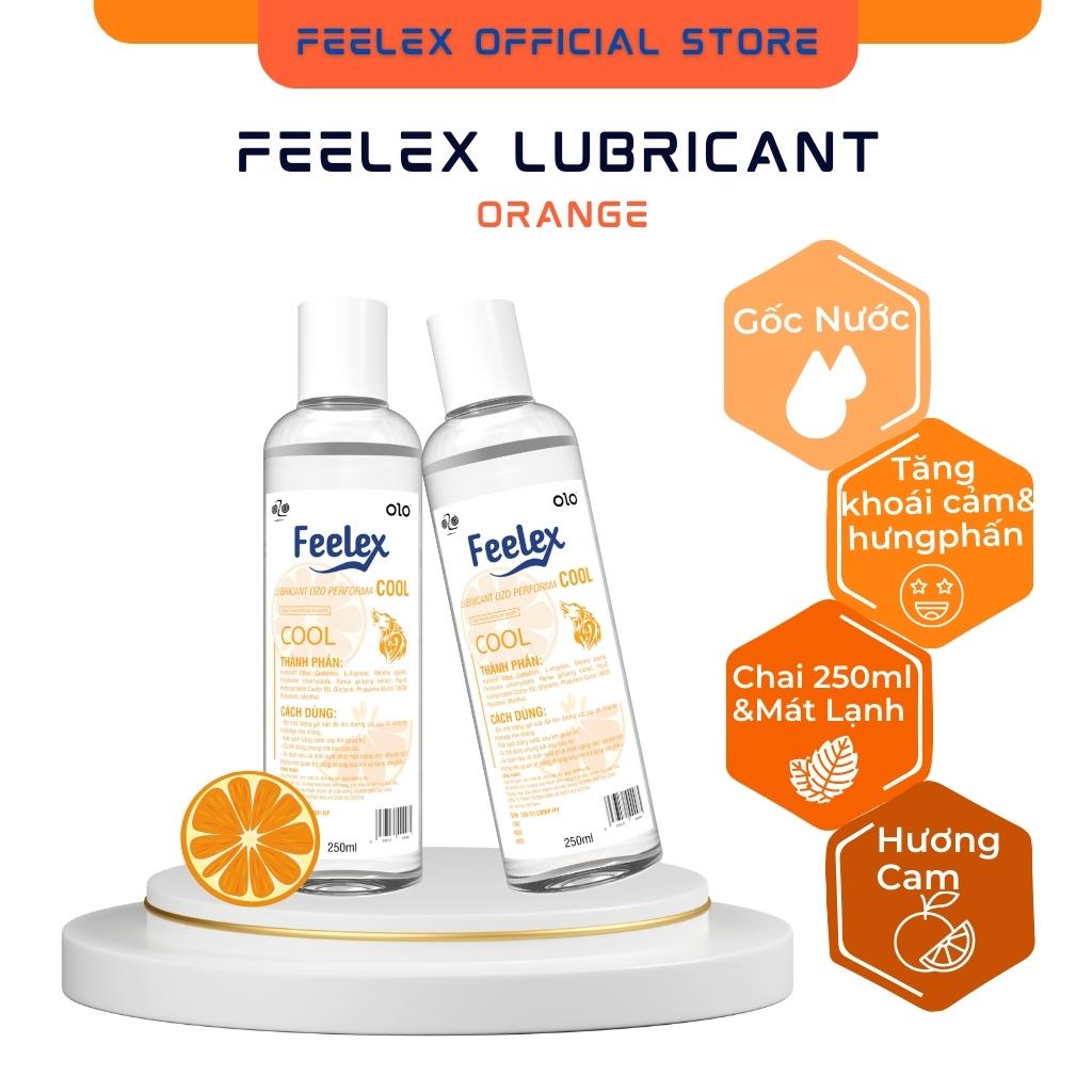 Gel bôi trơn Feelex Lubricant OZO performa cool hương cam loại 250ml thumbnail