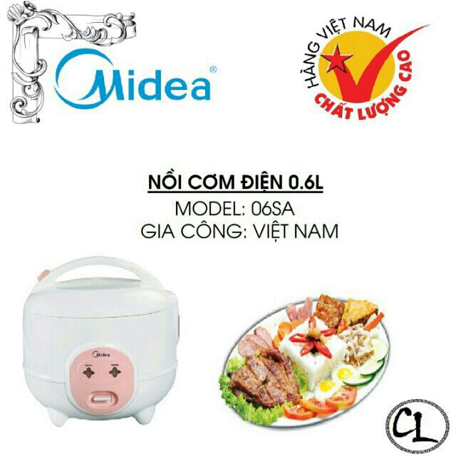 Nồi cơm điện Midea CM06SA - CM06SD