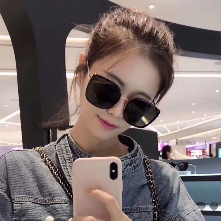 Kính mát gọng vuông lớn phong cách retro cổ điển Hàn Quốc trẻ trung cho nữ