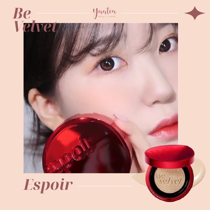 Phấn Nước Cushion Espoir Pro Tailor Be Velvet Cover SPF 34 PA++