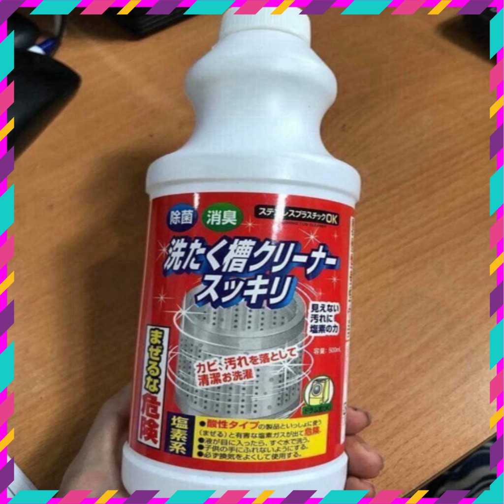 @ FREE SHIP Nước tẩy vệ sinh lồng máy giặt của Nhật Bản .1 chai / 500ml GIÁ TỐT CHỈ CÓ TẠI TIỆN ÍCH SHOP !!!!!!