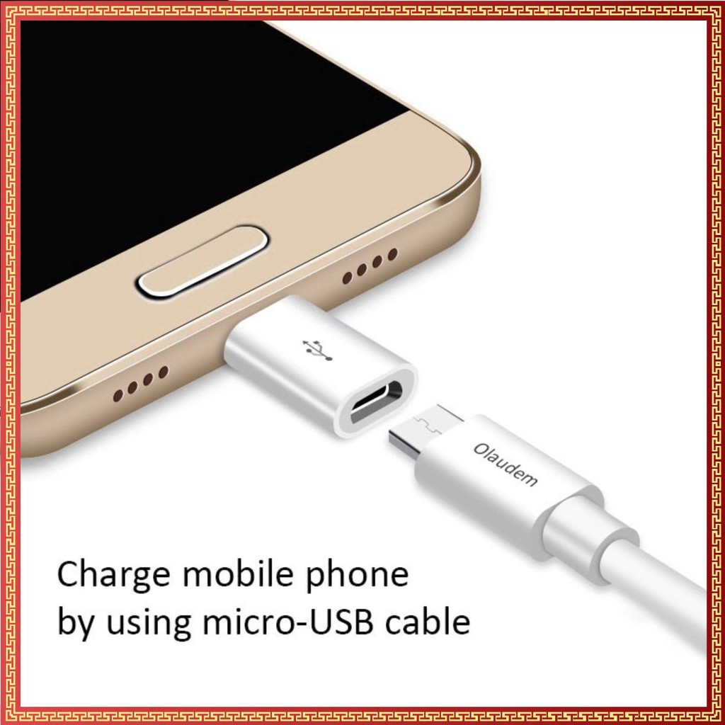 [Loại 1] Đầu chuyển Micro USB sang Type-C dùng cho điện thoại