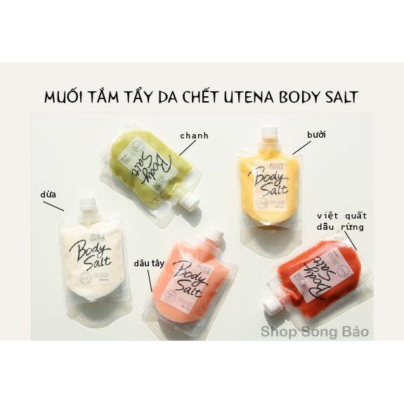 Muối tắm Utena Juicy Salt Body Nhật Bản