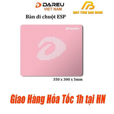 Bàn di chuột Màu Hồng Dareu ESP101 Pink/ ESP100 Pink (350x300x5mm)