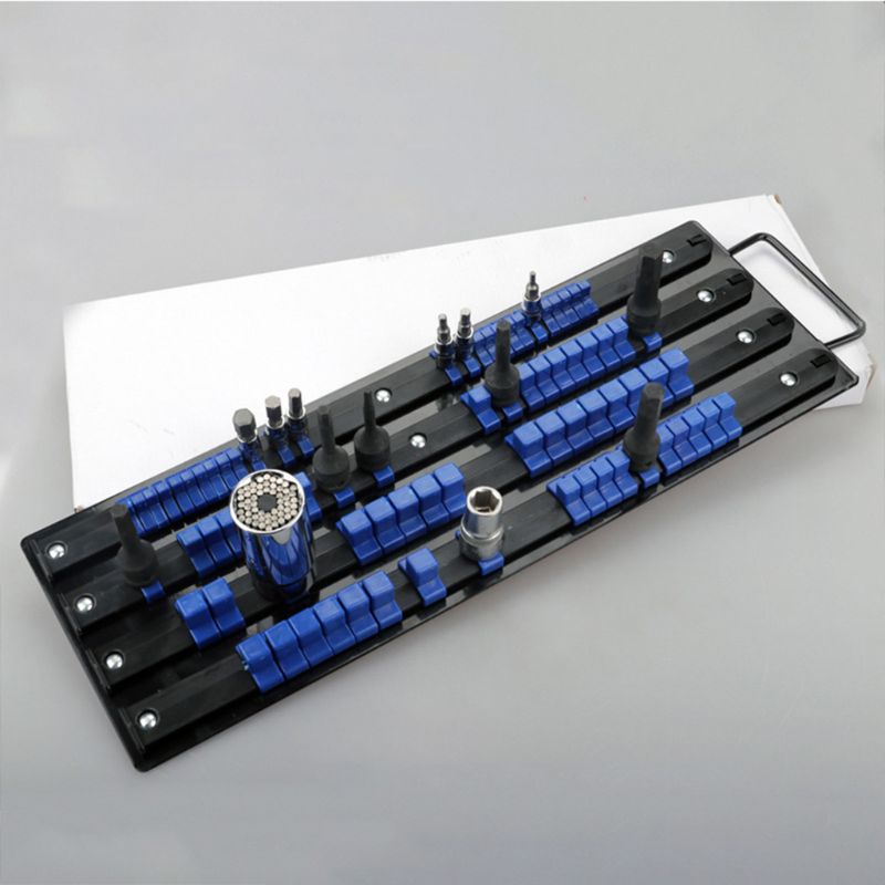 Set 80 Giá Đỡ Ổ Cắm Cờ Lê 1 / 4 &quot;3 / 8&quot; 1 / 2 &quot;Bằng ABS Chất Lượng Cao