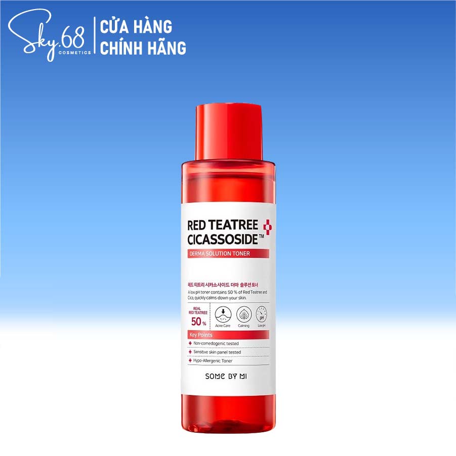 Nước Hoa Hồng Làm Dịu Da Chiết Xuất Tràm Trà Đỏ Some By Mi Red TeaTree Cicassoside Final Solution Toner 150ml