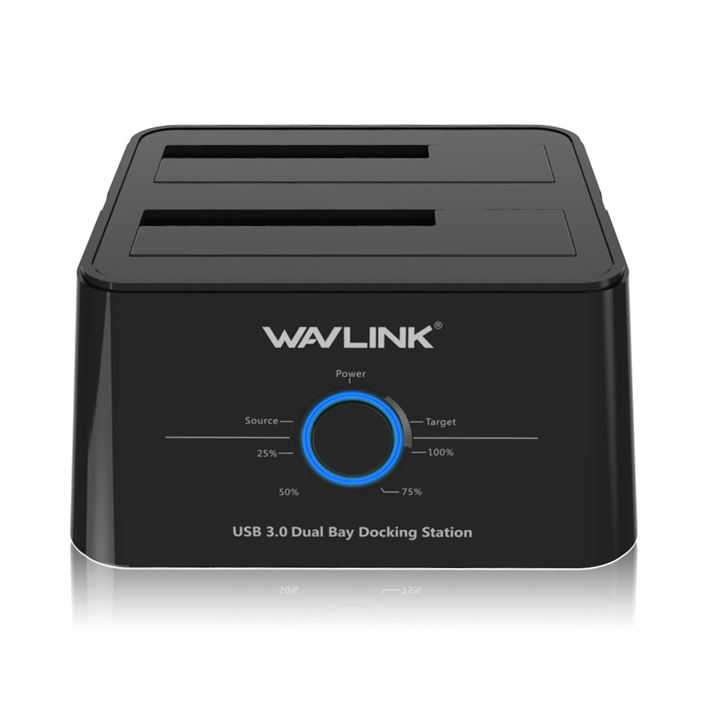 Đế Đọc Ổ Cứng Wavlink Chuyển Đổi USB 3.0 Sang Ổ Cứng SATA HDD SSD 2.5/3.5 Inch Chuyên Dụng