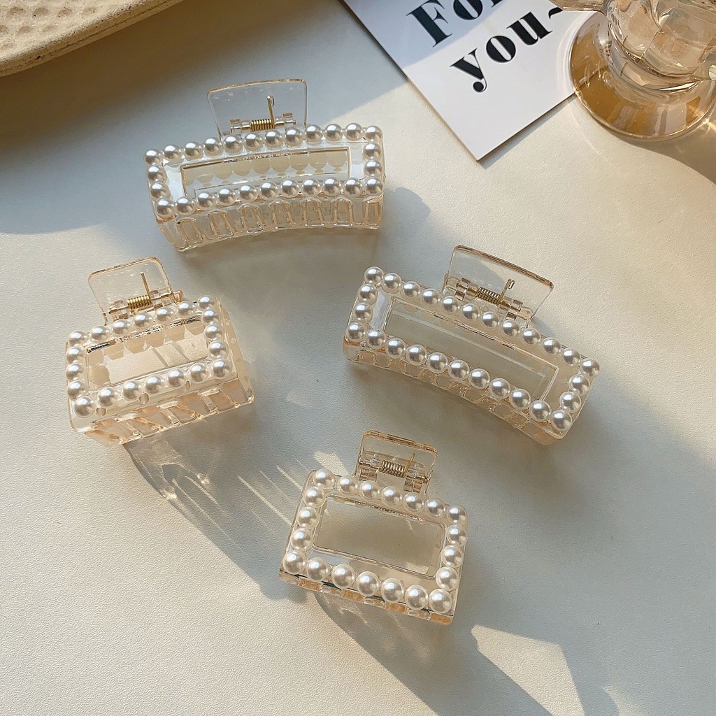 Kẹp Tóc Nữ Đính Ngọc Thời Trang Hàn （Hairclips）