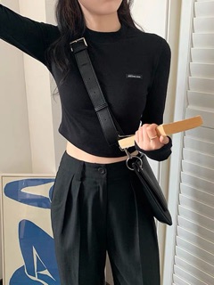 [M01] Áo len montogi ôm body logo (Có sẵn/ảnh thật)