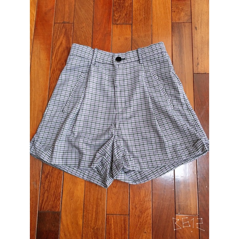 Short kẻ kiểu Hàn vải dư may nối chuyền xịn đẹp | BigBuy360 - bigbuy360.vn