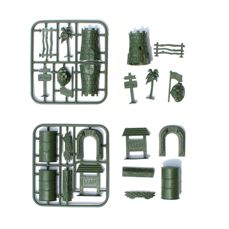 Set Bộ Đồ Chơi 260 - 300 - 307 -337 Chi Tiết Mô Hình Lính Nhựa War Force Quân Đội Ô Tô Máy Bay Xe Tăng Tàu Ngầm Tên Lửa