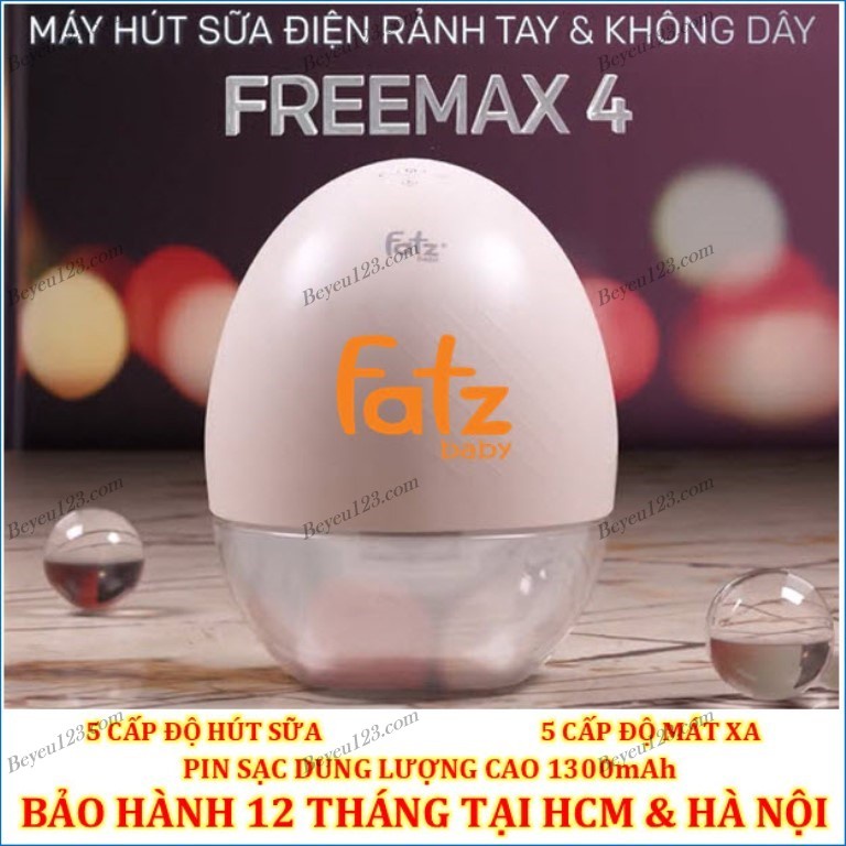 FREEMAX 8 /F4 Máy hút sữa điện Cup rảnh tay không dây có pin sạc Fatzbaby FREEMAX 8 FB1218TP / FREEMAX 4 FB1276RH FATZ