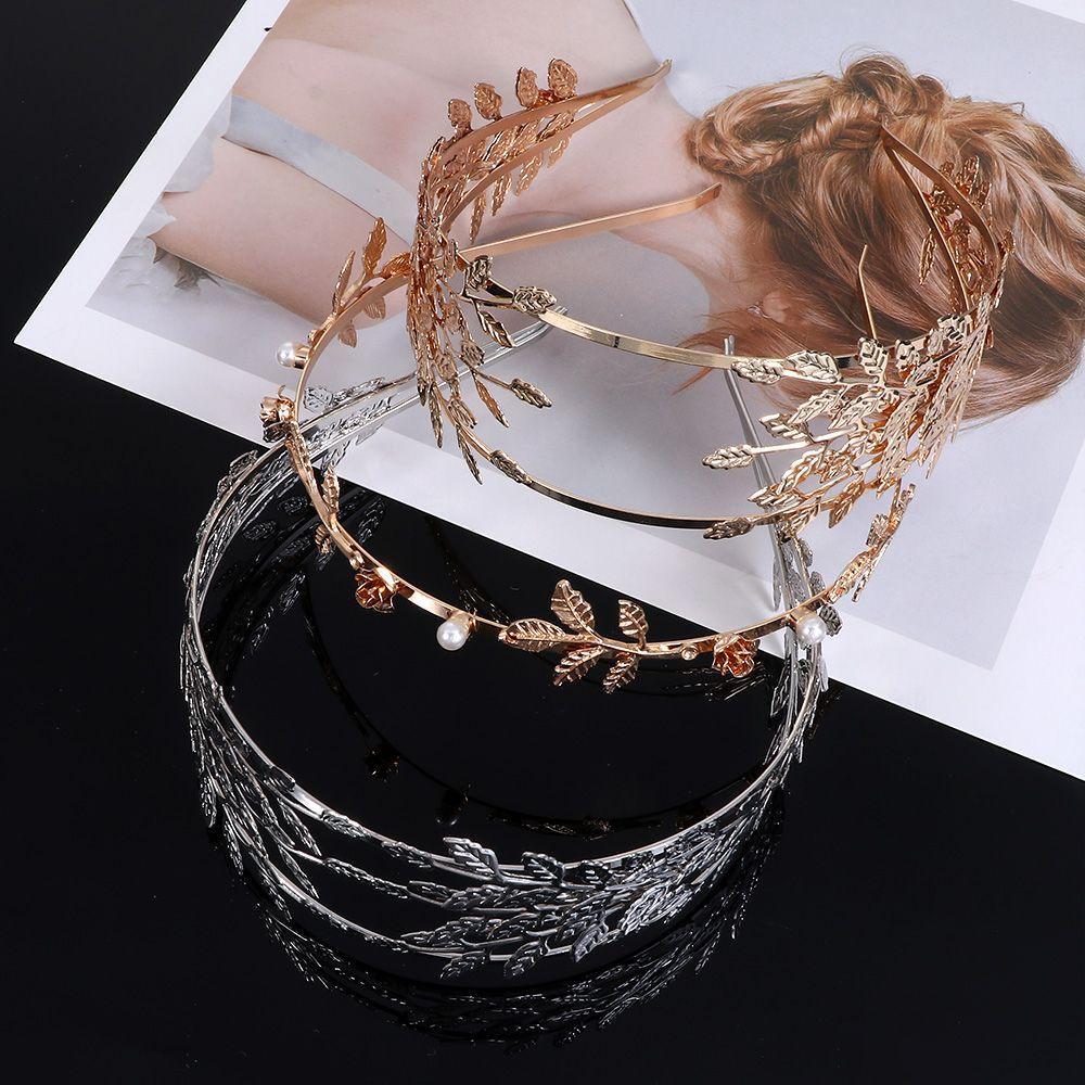 Vương Miện Công Chúa EUCA 1PC|Ngọc Trai Kim Loại|Vương Miện